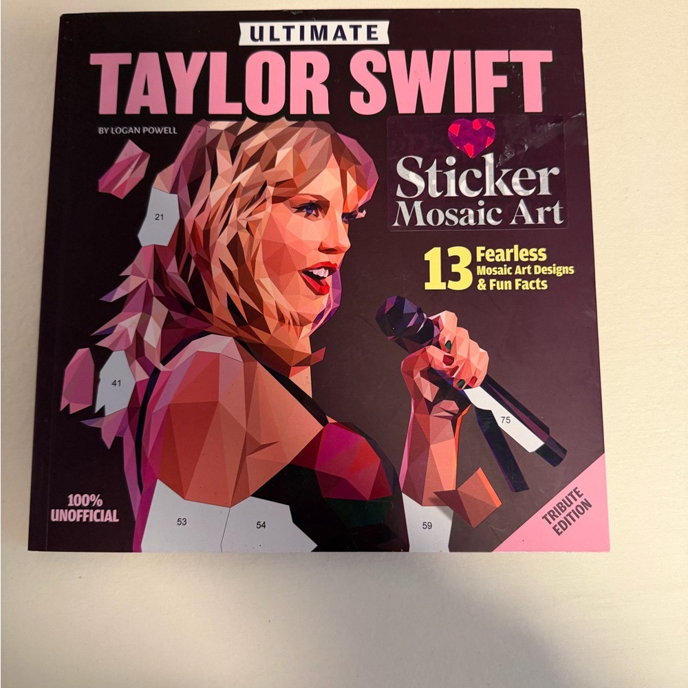 Taylor Swift Paint by Sticker Book